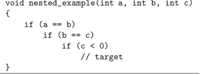 Figure 6: Example with nested structures