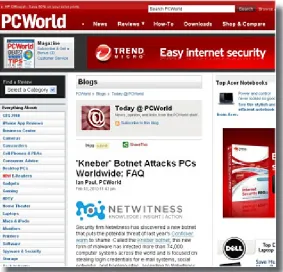 Figure 1. News on the most recent ZeuS-related attack
