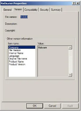 Figure 7: RaDa ﬁle properties (II)