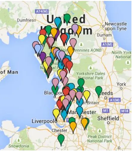 Figure 4: Map of respondents by sector  