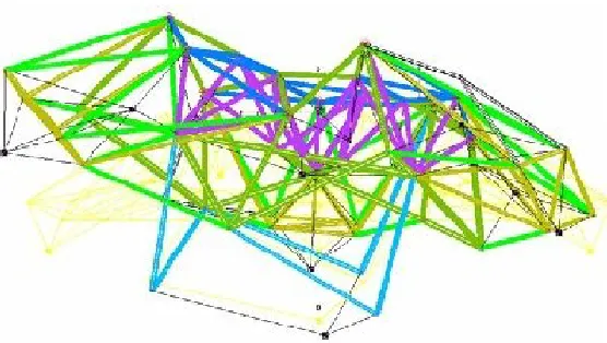 Figure 2.3: An early conceptual layout of the structure for the Mars Science LaboratoryDescent Stage