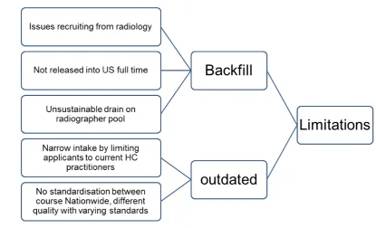 Figure 7: The current educational model I - Limitations 