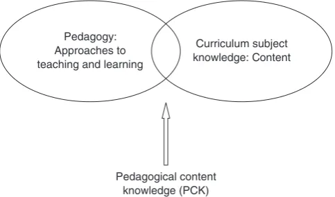 Figure 13.1 Illustrating the concept of pedagogical content knowledge