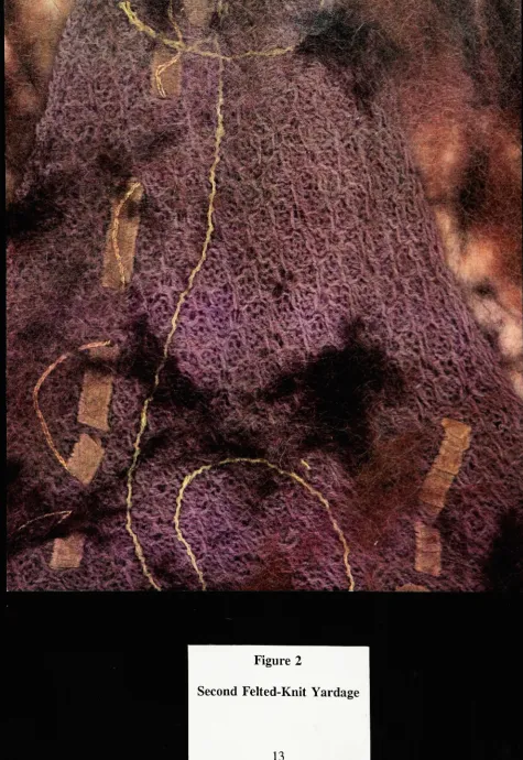 Figure 2Second Felted-Knit Yardage