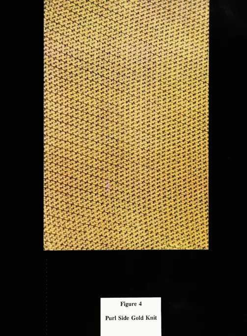 Figure 4Purl Side Gold Knit