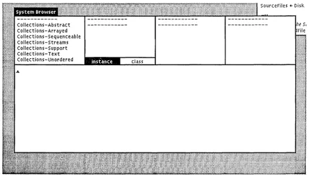 Figure 2-3. System Browser 'Vindow. 