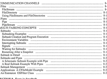 Table ojCo1ltents 