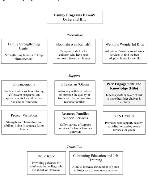 Figure 4. Family Programs Hawai‘i Organization Chart 