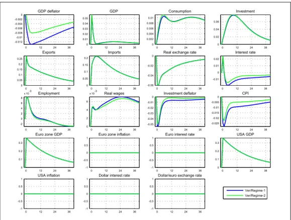 Figure 7.3. Asymmetric technology shock