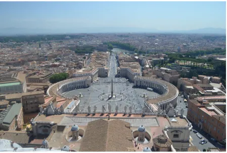 Figure 7. View from St. Peter’s Dome. (Author’s Photo) 