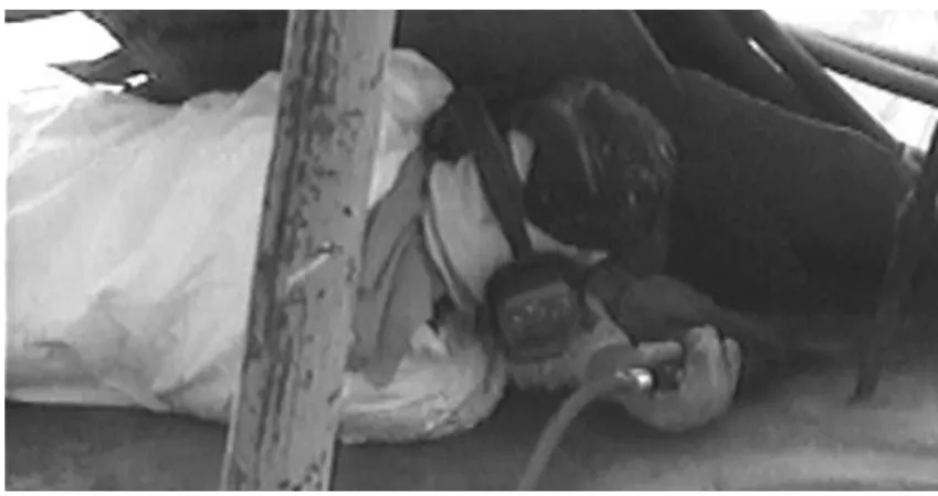 Figure 13.  Deck Worker #3 Inspecting Work