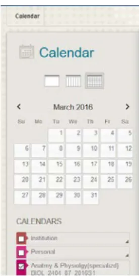 Figure 5: Calendar Selection 