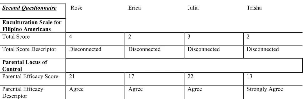 Table 4: Description of Second Data Set  