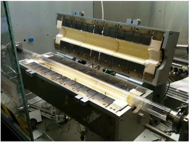 Figure 2.3. SiCl4 VLS growth reactor located in Watson 251. Gases