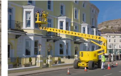 Figure 3.2.1: A small tracked excavation plant. Figure 3.2.2: A mobile elevated platform or ‘cherry picker’.