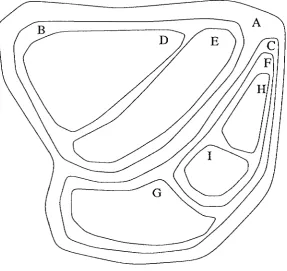Figure 1.1. An example of Appel's hierarchy of clumps. 