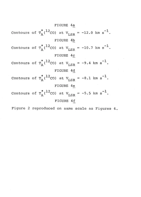 FIGURE 4a  12Contours of T*(co) A at VLSR 