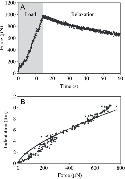 Table 1. Effects of applied force (Fn), plant and point ofapplication on adhesion force