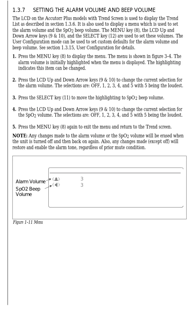 Fig ure 1-11 Menu 