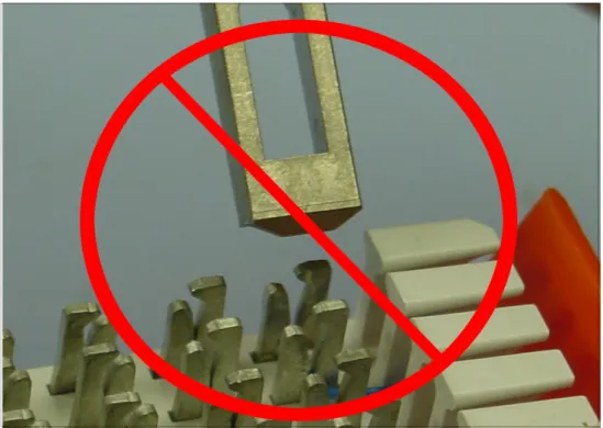 Figure 8: Incorrect Punch Tool Use