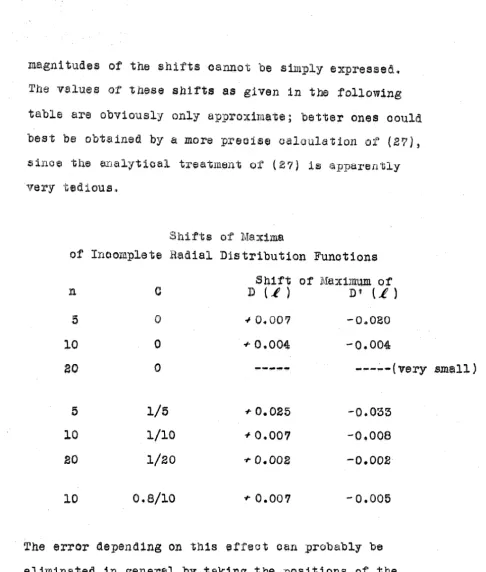 table are obviously only approximate; better ones could 
