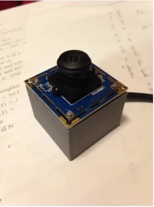 Figure 5.4: A screenshot of the ﬁsheye camera housing that I created in SolidWorks.It will be fabricated using a 3D printer.