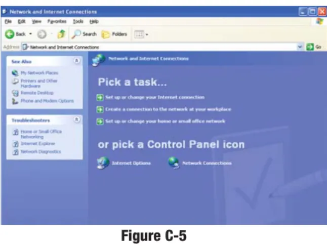 Figure C-5As Windows XP does not allow for the use of the Linksys Passphrase feature