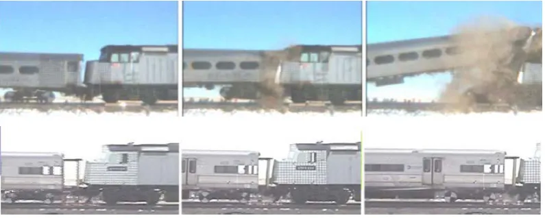 Figure 2.1: Frames from Train-to-Train Test Movies of Conventional and CEM 