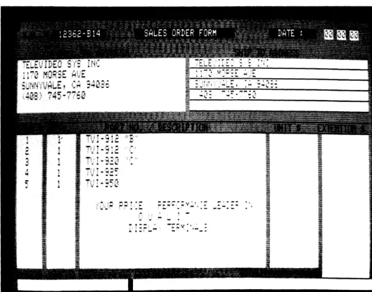 Figure 3- 3 Screen Display 