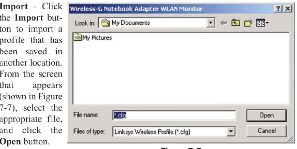 Figure 7-9Creating a New Profile