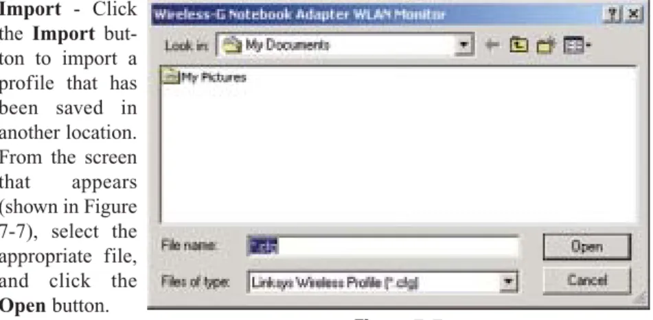 Figure 7-9Creating a New Profile