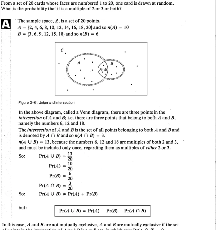Figure 2-6: Union and intersection 