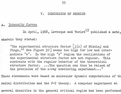 Figure 30] experimental seems too high for low and inter-In the high "s" region the oscillations of structure factor are not regular