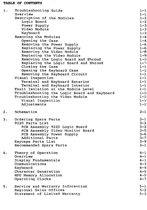 TABLE OP CONTENTS 