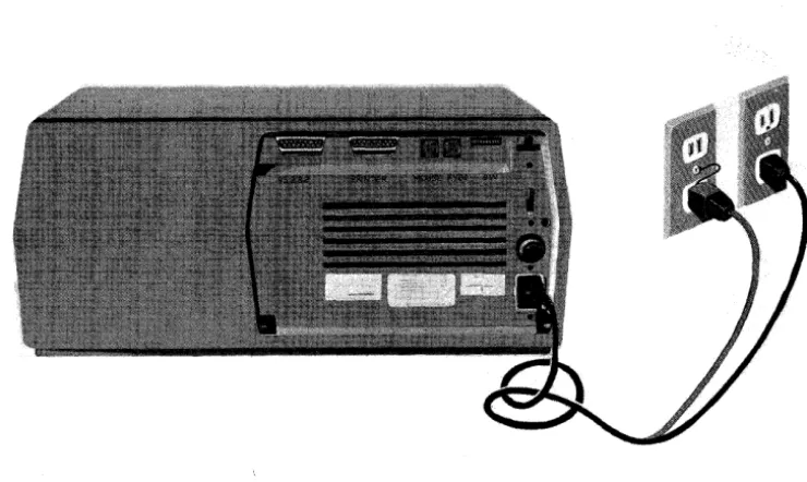 Figure 2-1 Power Cord Connection 