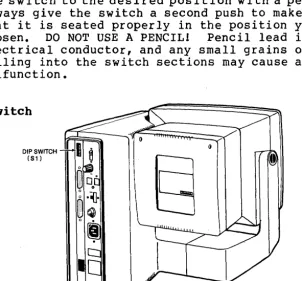 Figure 2-5 Rear Panel Switch 