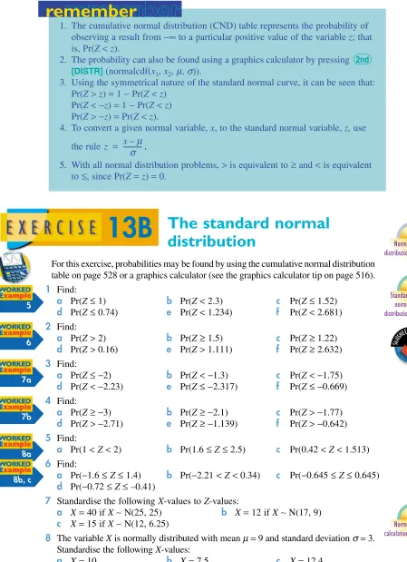 table on page 528 or a graphics calculator (see the graphics calculator tip on page 516).