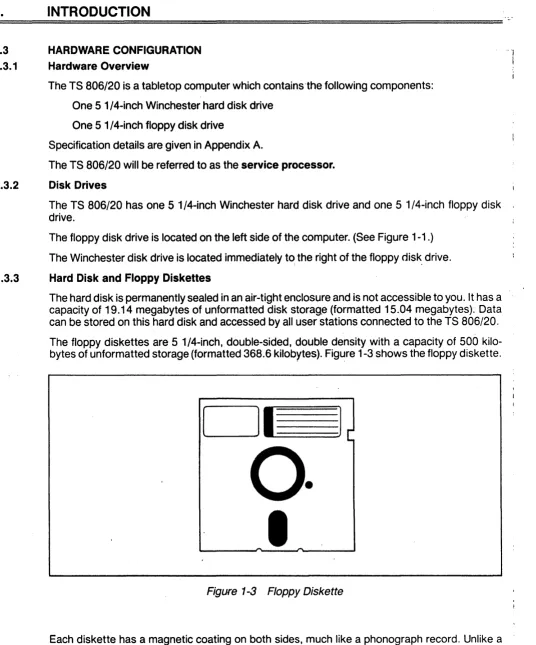 Figure 1-3 Floppy Diskette 