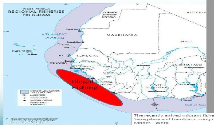Figure 8 West Africa Regional Fisheries Programs in Developing African Countries     Source: (Virdin,2012) 