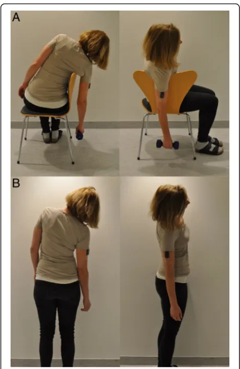Fig. 1 a The standard reference posture, and (b) the simplifiedreference posture