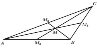Figure 5.1: ∆ABC with Medians