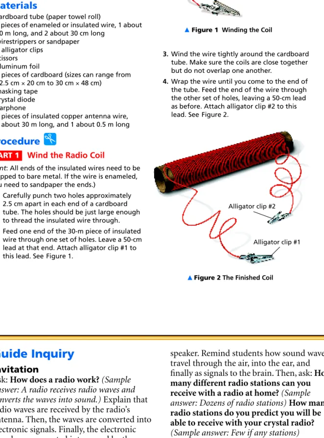 Figure 1  Winding the Coil