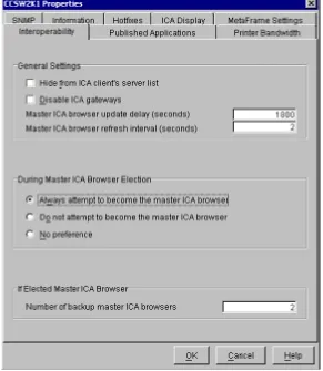 Figure 3 Interoperability Tab  