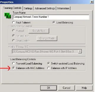 Figure 3: Selecting level-2 (MAC) addressing 