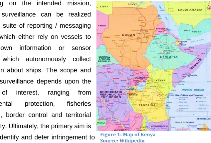 Figure 1: Map of Kenya 