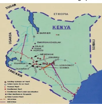 Figure 4: Electricity Grid Network in Kenya Source: Kenya Power & Lighting 