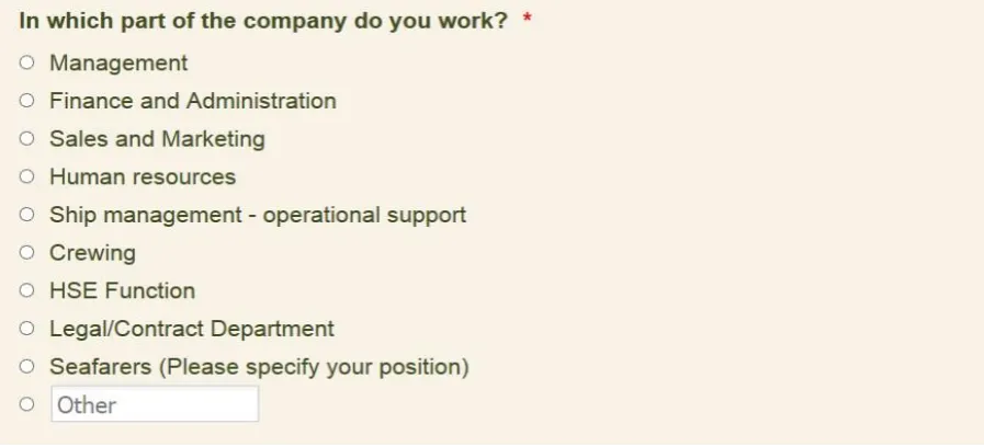 Table 3 expresses the distribution of MCD level for the positions occupied within the 