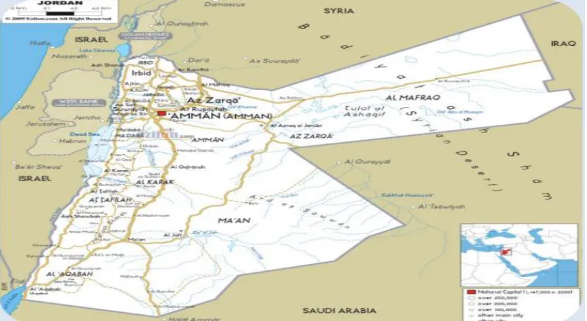 Figure 3: Jordanian Transport Map Source: (MoT, 2014b) 