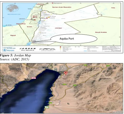 Figure 5: Jordan Map Source: (ADC, 2015) 