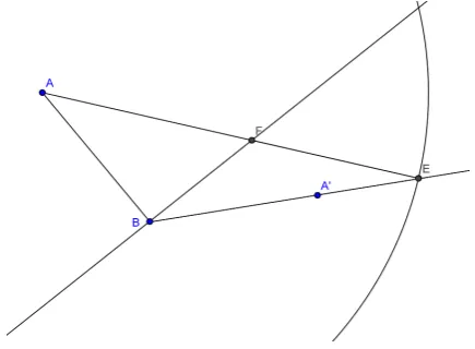 Figure 4.3: Menelaus Theorem